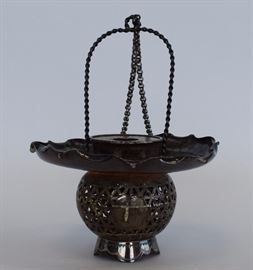 Lot 223 -Silver Incense Burner 19th - 20th Century