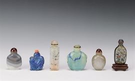 Lot 245 -Group of 6 Snuff Bottles