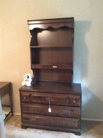 Two piece dresser/display shelf.  We have three of these.