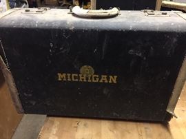 ANTIQUE SUITCASES- UNIVERSITY OF MICHIGAN