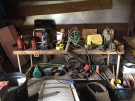 WORK BENCHES-TOOLS-MISC