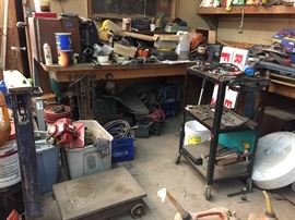 TOOLS, TOOLS, TOOLS, METAL CARTS