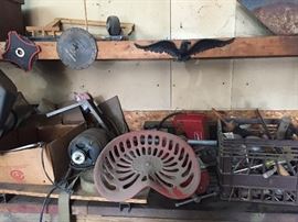 ANTIQUE TRACTOR SEAT