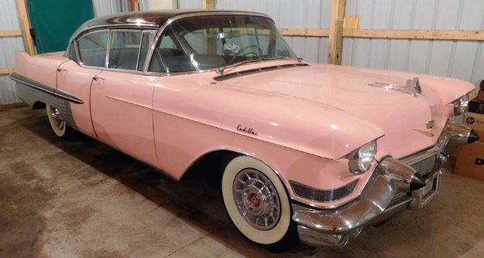 1957 Pink Cadillac Fleetwood 60 Special 66,000+ Miles