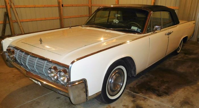 1964 Lincoln Continental 4 Door (Suicide Doors) Convertible 98,729 Miles