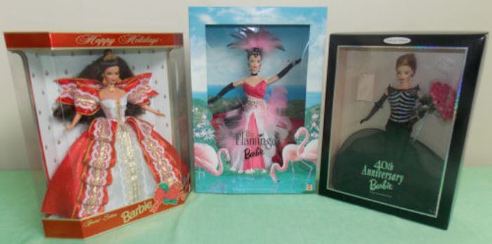 DDC007 More Special Edition Collectible Barbies New in Box
