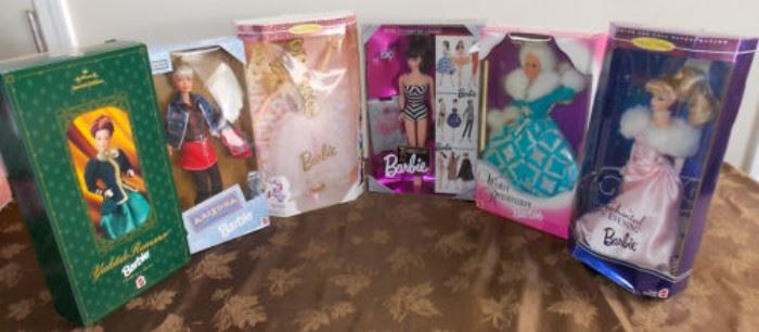 DDC024 Special & First Edition Collectible Barbies New in Box
