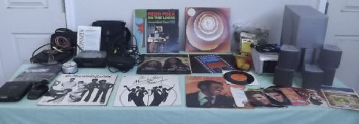 DDC072 Vinyl LPs, Kenwood Car Stereo, Sony Speakers, Sub Woofer
