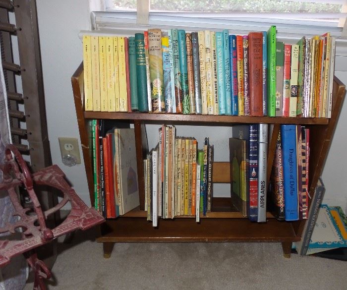 Books: children's, coffee table, Scouting, early Dr. Seuss, old Golden