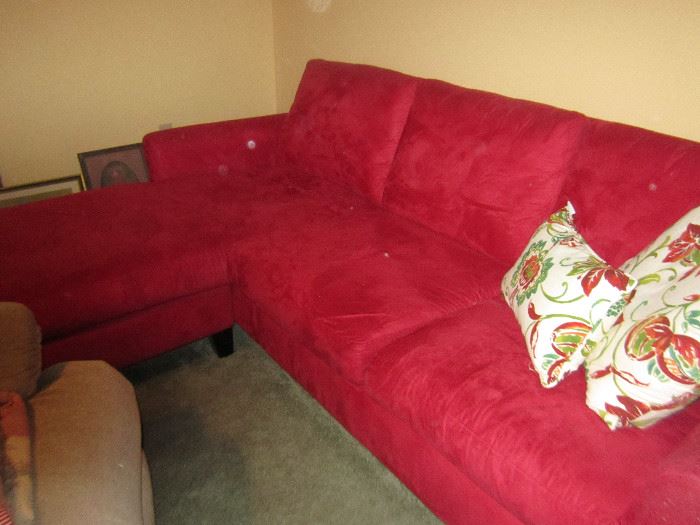 Sleeper sofa L-shaped