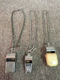 Richmond City whistle collection