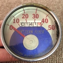 Western Flyer bicycle speedometer