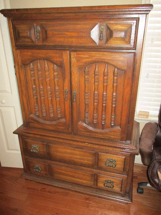 Matching 5 drawer chest 57" tall