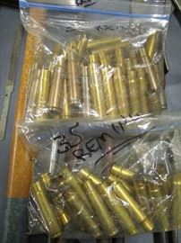 35 Remington brass casings