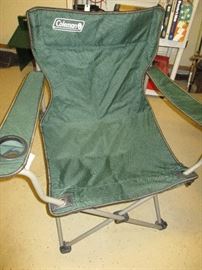 1 of 2 Coleman folding chairs w/bags