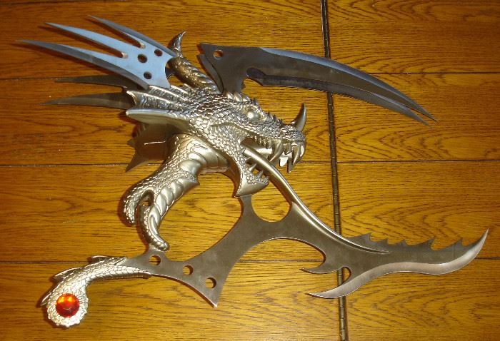 Fantasy dragon knife