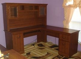 Desk with hutch
