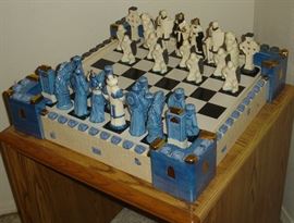 Porcelain chess set