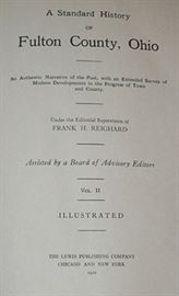 Cover page of Fulton County history books