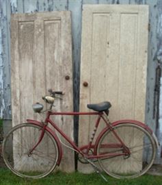 AMF bicycle, old doors
