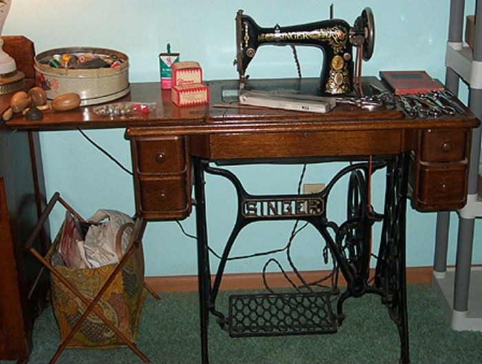 Singer treadle sewing machine