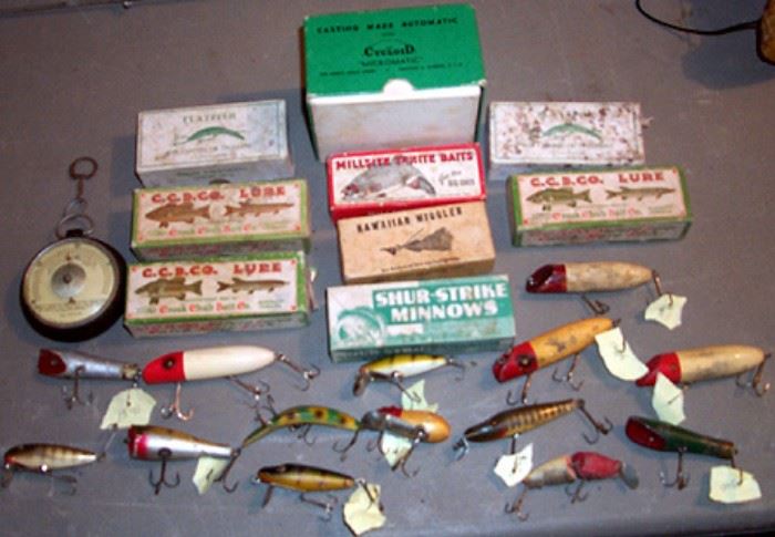 Fishing lures and reel