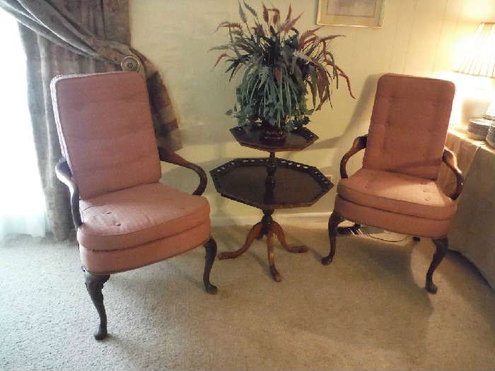 QUEEN ANNE PARLOR CHAIRS