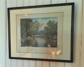 Hand-colored Wallace Nutting photograph -- and there's another one, too...will be adding that photo soon.