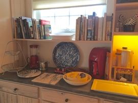 Coffee table books and kitchen stuff!