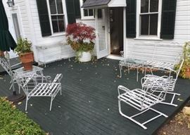 More -- 2 chairs, 2 rockers, another little table.