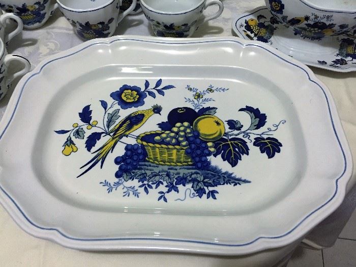 Spode Blue Bird Platter