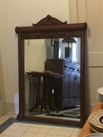 Huge Oak Mirror