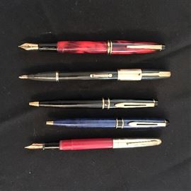 Waterman, Parker, and Cross Pens and Fountain Pens