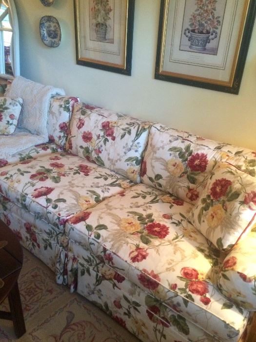  The best seat in the house… For people or maybe five… Can sit on this pristine sofa! Of course, no one ever did! 