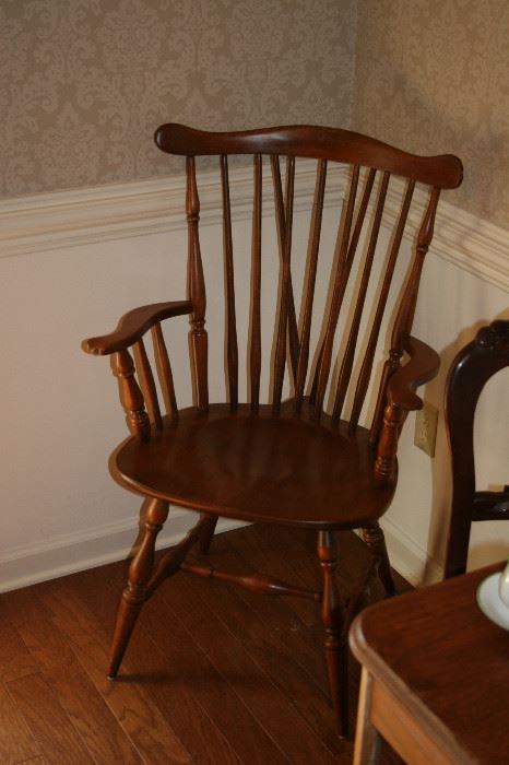Windsor style maple chair
