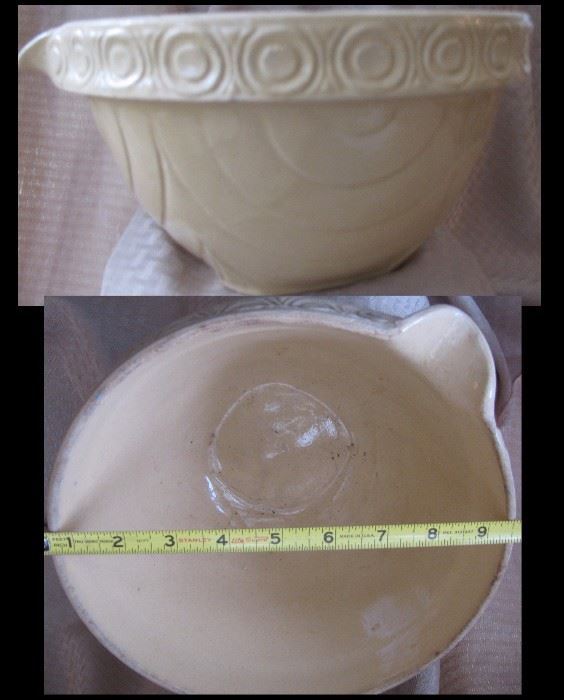 9 inch stoneware batter bowl