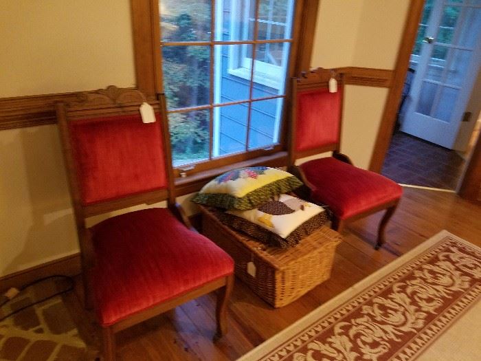 pair of antique chairs