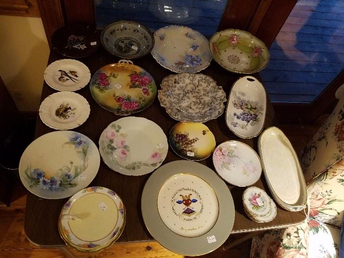 antique and vintage plates, china