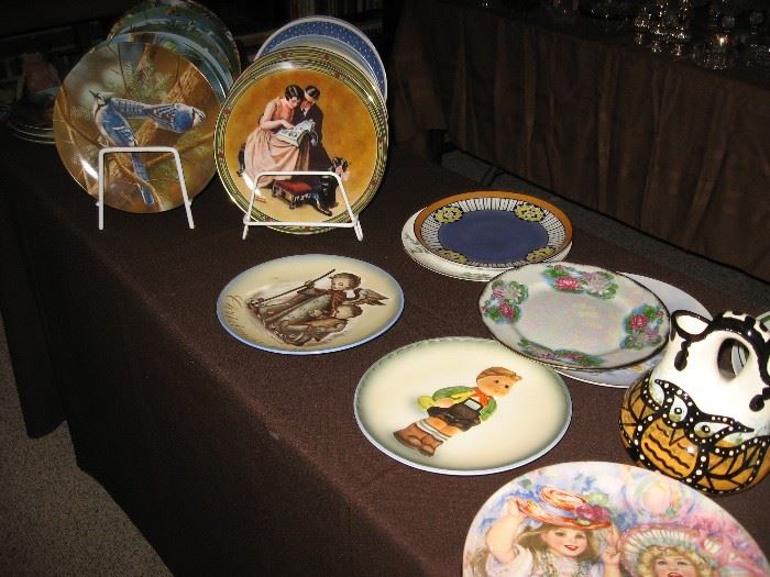 Many collector plates