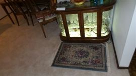 Small Lighted Display Cabinet