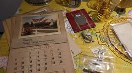 Vintage Bank Calendars ~ Art Deco Picture Frame