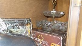 Mikasa "CARMEN" Satin Glass Serving Pieces