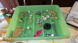 Assorted Vintage Costume Jewelry