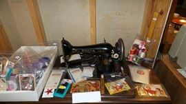 Miscellaneous Sewing Items...Thread, Pin Cushions, Pins, Notions