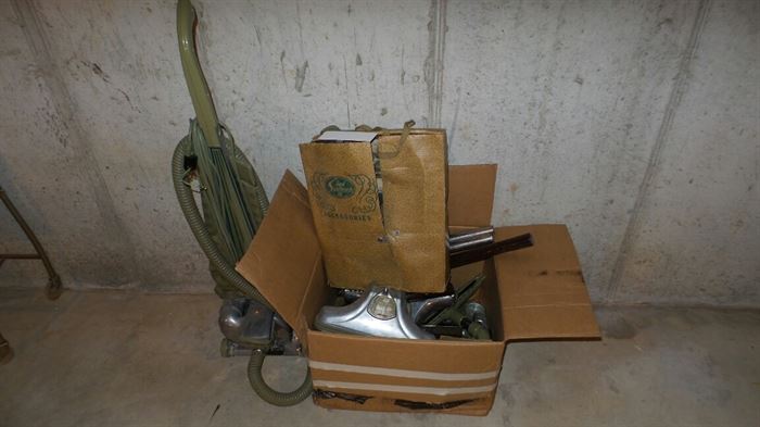 Kirby Vacuum with Box Of Parts