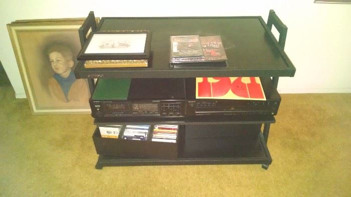 TV Stand and electronics 