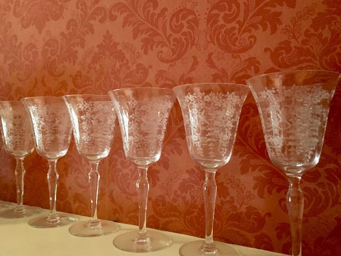 Antique glassware 