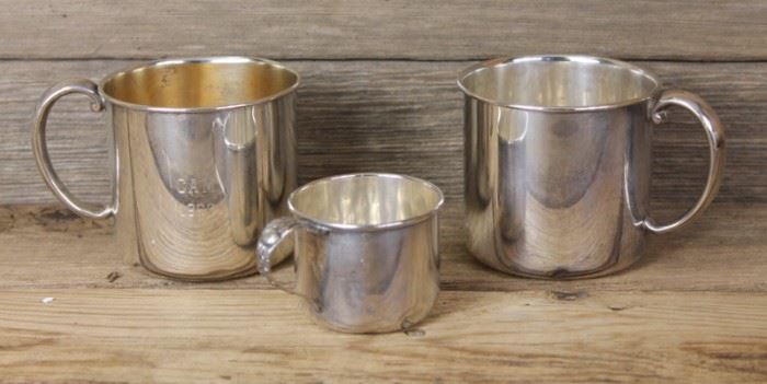STERLING SILVER BABY CUPS