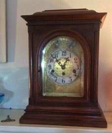 Antique Junghans mantel clock with Westminster chime (Germany)