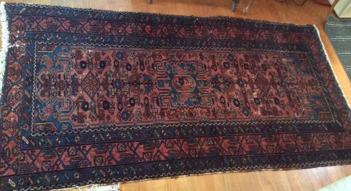Old Oriental rug - approx. 41" x 76"